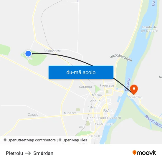 Harta de Pietroiu către Smârdan