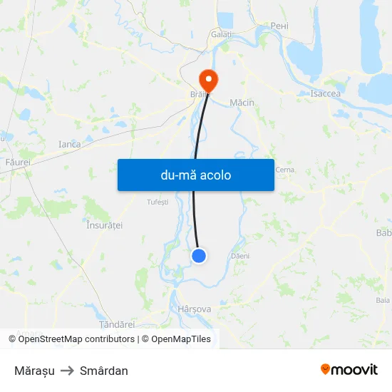 Harta de Mărașu către Smârdan