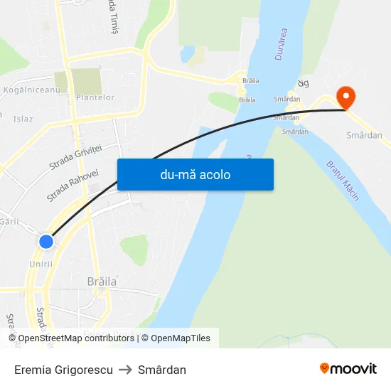 Harta de Eremia Grigorescu către Smârdan