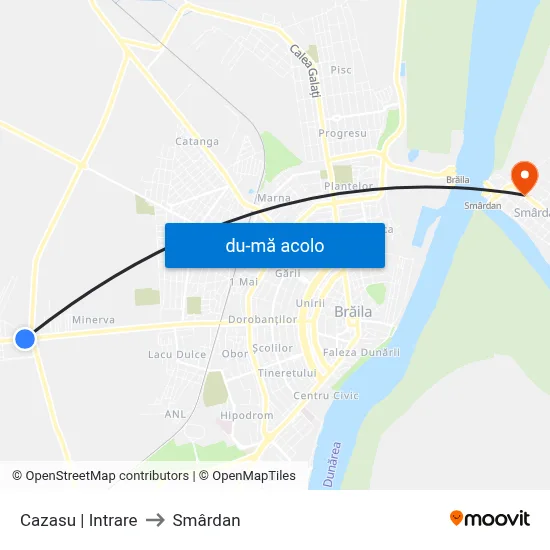 Harta de Cazasu | Intrare către Smârdan