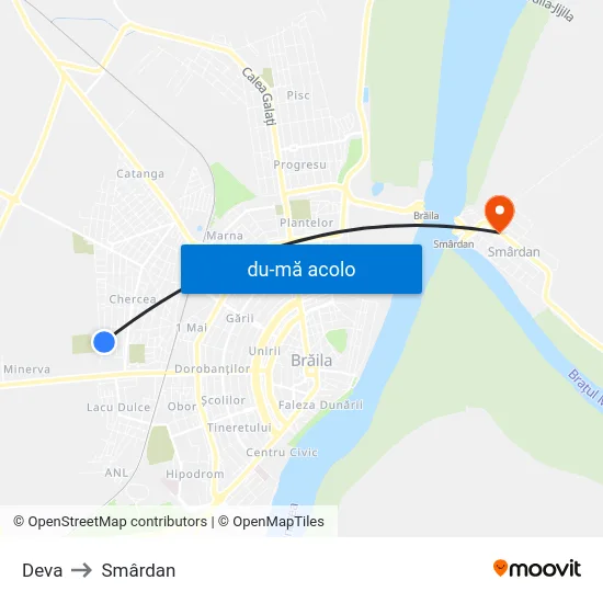 Harta de Deva către Smârdan