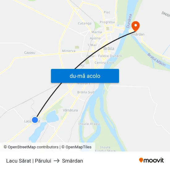 Harta de Lacu Sărat | Părului către Smârdan