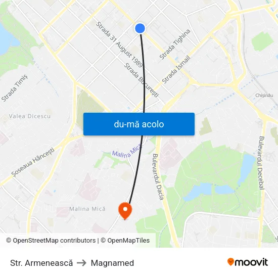 Harta de Str. Armenească către Magnamed