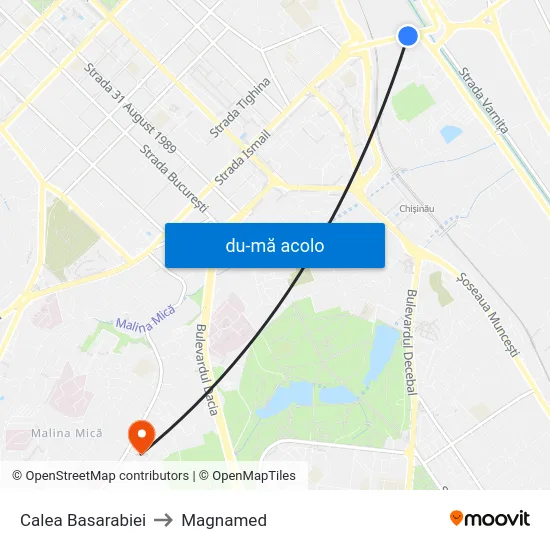 Harta de Calea Basarabiei către Magnamed