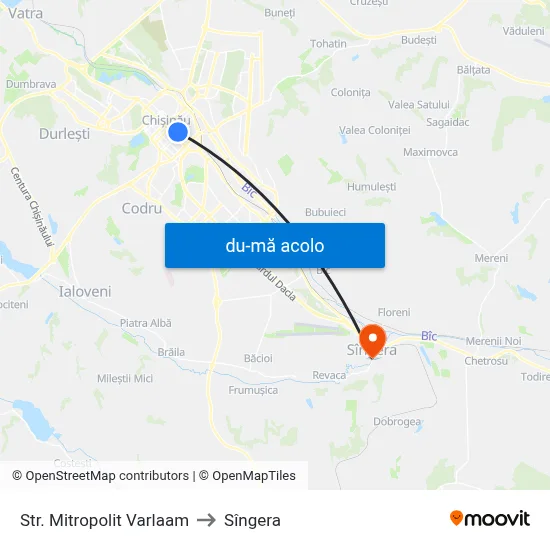 Harta de Str. Mitropolit Varlaam către Sîngera