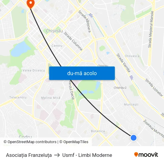 Harta de Asociația Franzeluța către Usmf - Limbi Moderne