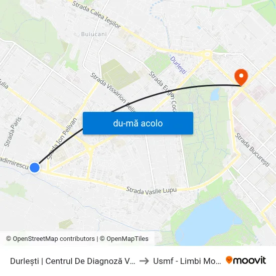 Harta de Durlești | Centrul De Diagnoză Veterinară către Usmf - Limbi Moderne