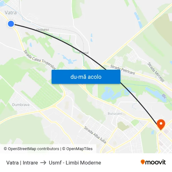 Harta de Vatra | Intrare către Usmf - Limbi Moderne