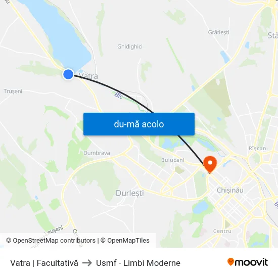 Harta de Vatra | Facultativă către Usmf - Limbi Moderne