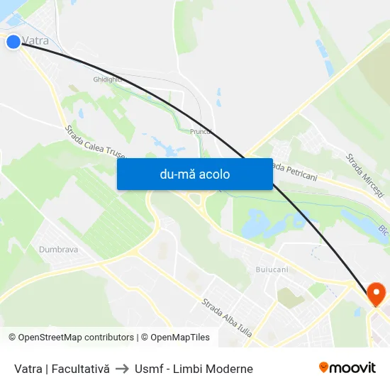 Harta de Vatra | Facultativă către Usmf - Limbi Moderne