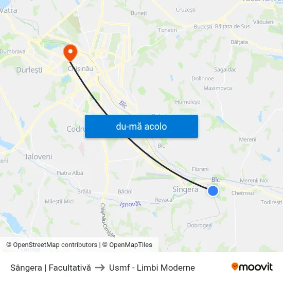 Harta de Sângera | Facultativă către Usmf - Limbi Moderne