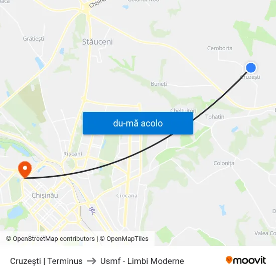 Harta de Cruzești | Terminus către Usmf - Limbi Moderne
