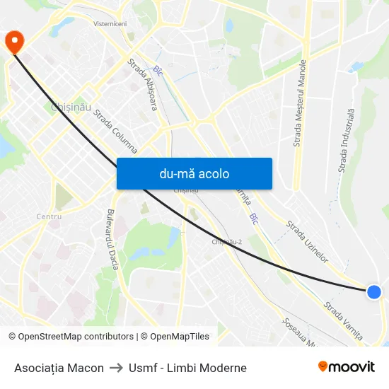 Harta de Asociația Macon către Usmf - Limbi Moderne
