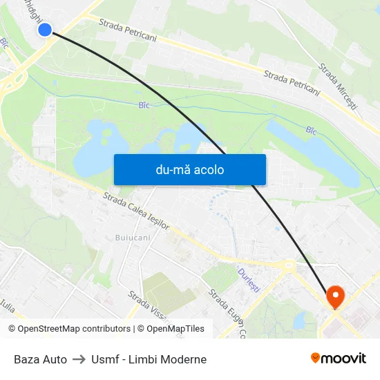 Harta de Baza Auto către Usmf - Limbi Moderne