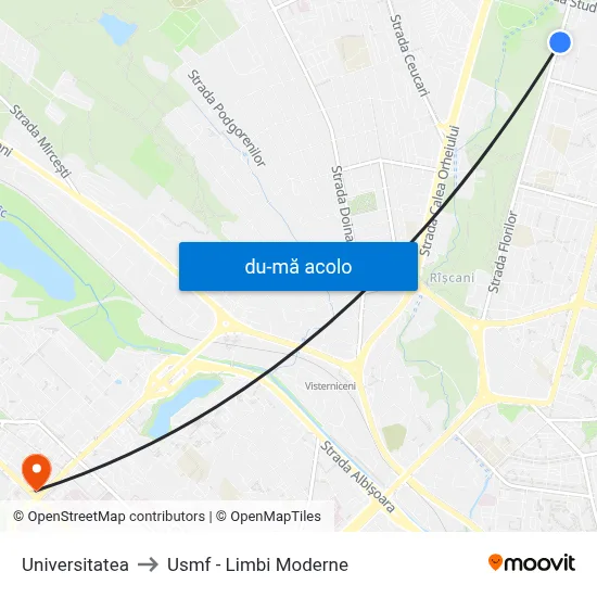 Harta de Universitatea către Usmf - Limbi Moderne