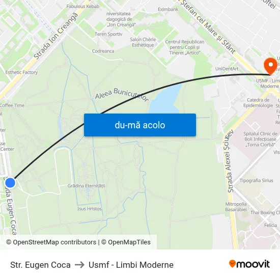 Harta de Str. Eugen Coca către Usmf - Limbi Moderne