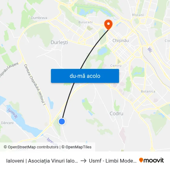 Harta de Ialoveni | Asociația Vinuri Ialoveni către Usmf - Limbi Moderne