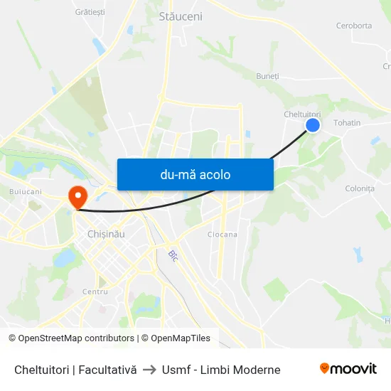 Harta de Cheltuitori | Facultativă către Usmf - Limbi Moderne