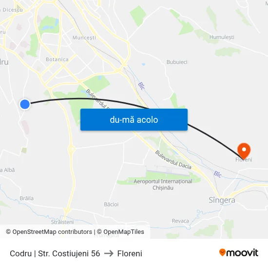 Harta de Codru | Str. Costiujeni 56 către Floreni