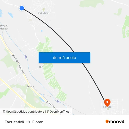 Harta de Facultativă către Floreni