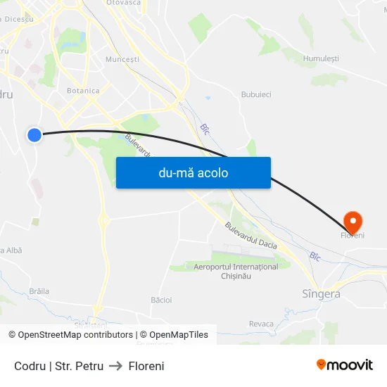 Harta de Codru | Str. Petru către Floreni