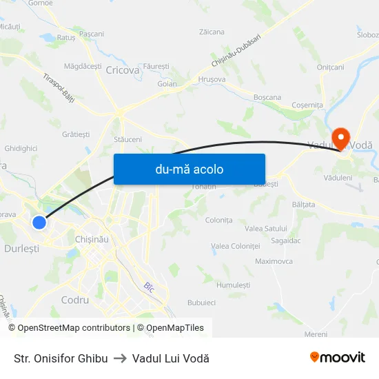 Harta de Str. Onisifor Ghibu către Vadul Lui Vodă