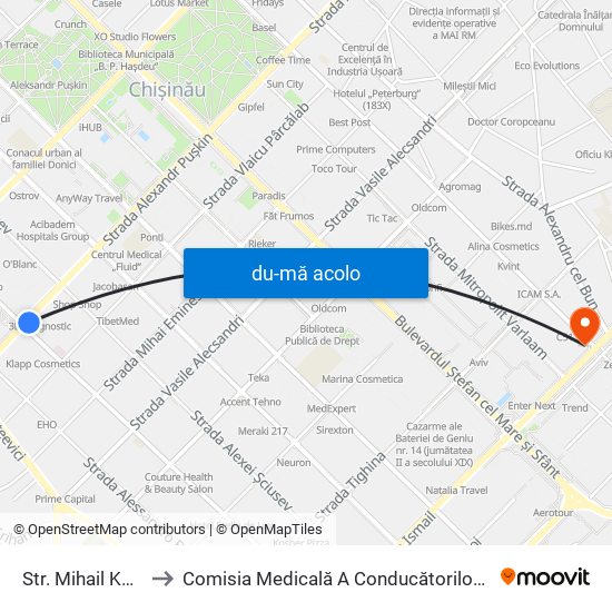 Harta de Str. Mihail Kogălniceanu către Comisia Medicală A Conducătorilor Mijloacelor De Transport