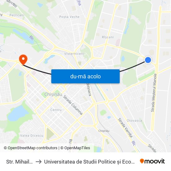 Harta de Str. Mihail Sadoveanu către Universitatea de Studii Politice şi Economice Europene „Constantin Stere”
