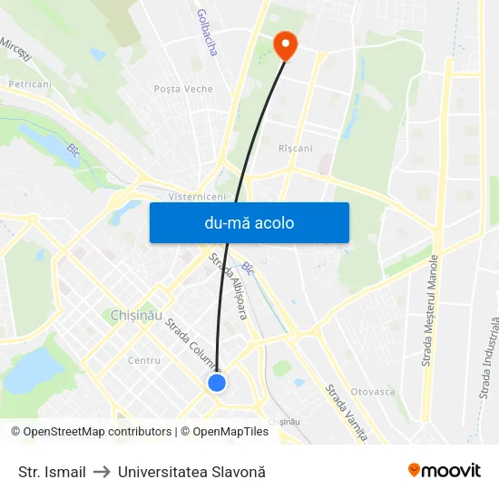 Harta de Str. Ismail către Universitatea Slavonă