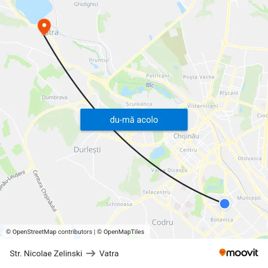 Harta de Str. Nicolae Zelinski către Vatra