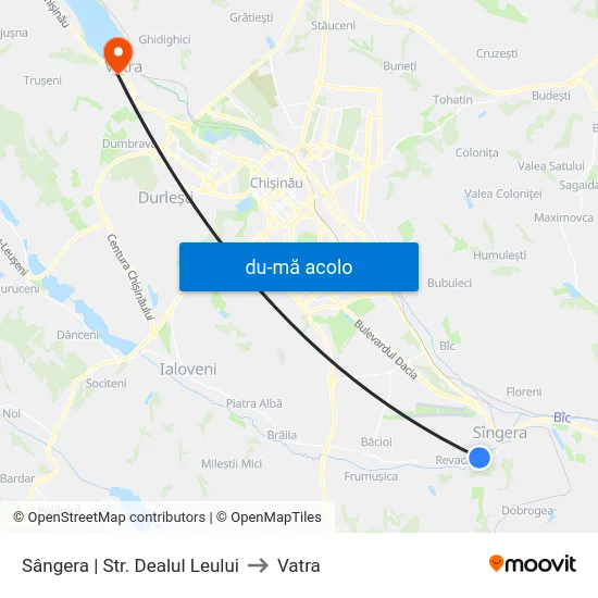 Harta de Sângera | Str. Dealul Leului către Vatra