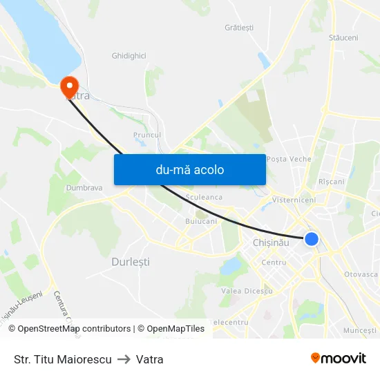 Harta de Str. Titu Maiorescu către Vatra