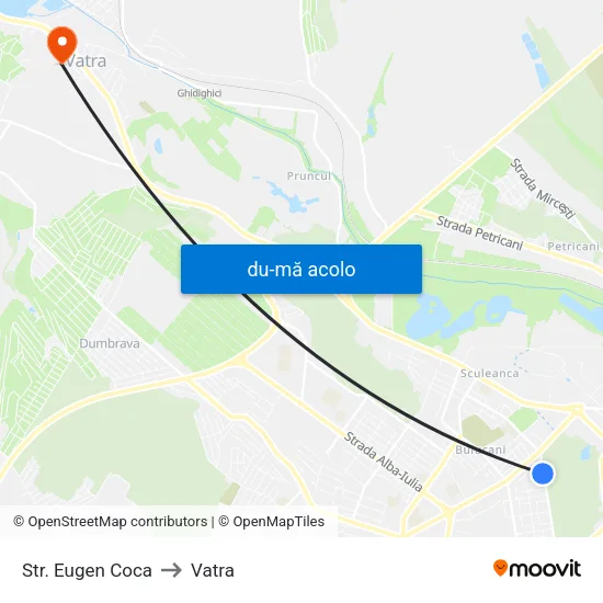 Harta de Str. Eugen Coca către Vatra