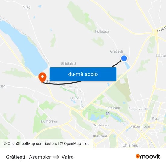 Harta de Grătiești | Asamblor către Vatra