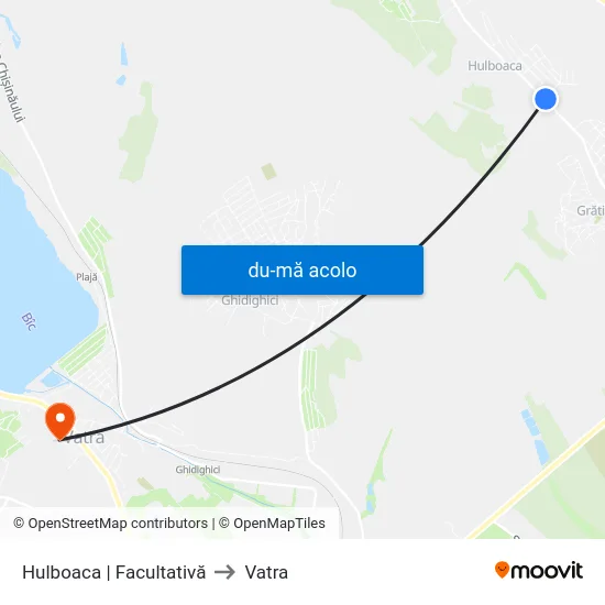 Harta de Hulboaca | Facultativă către Vatra