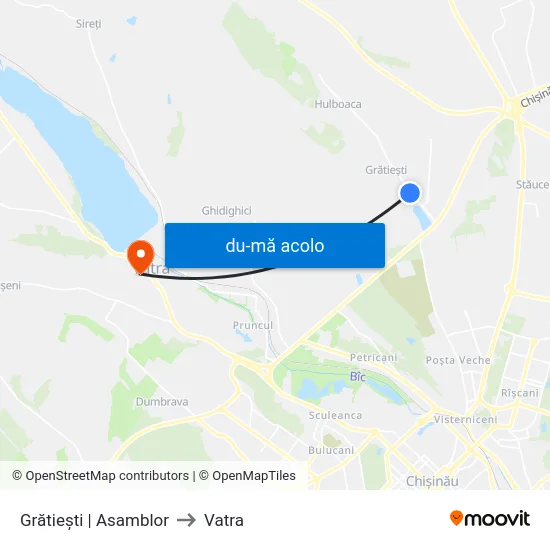 Harta de Grătiești | Asamblor către Vatra