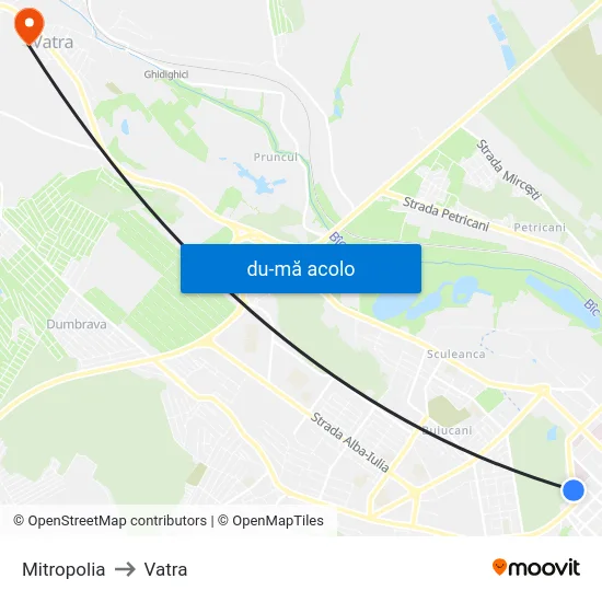 Harta de Mitropolia către Vatra