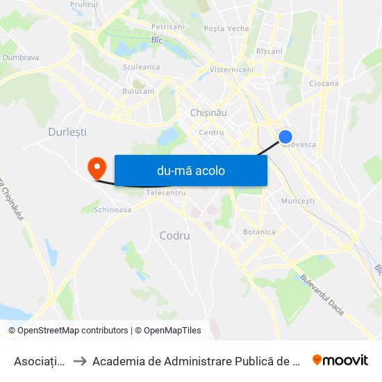 Harta de Asociația Cerealiere către Academia de Administrare Publică de pe lângă Președintele Republicii Moldova