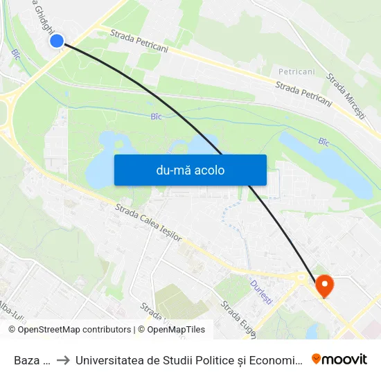 Harta de Baza Auto către Universitatea de Studii Politice și Economice Europene (USPEE)