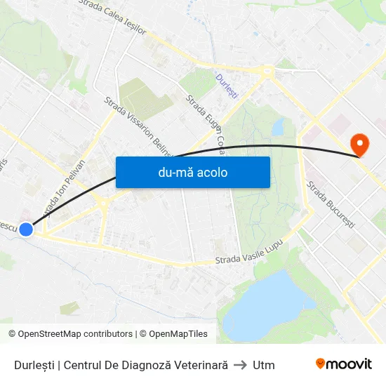 Harta de Durlești | Centrul De Diagnoză Veterinară către Utm