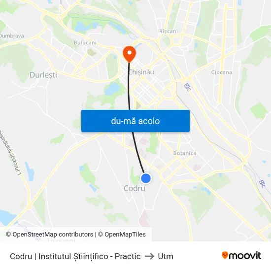 Harta de Codru | Institutul Științifico - Practic către Utm