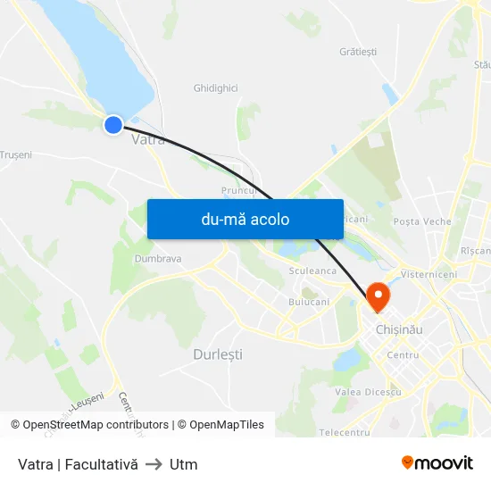 Harta de Vatra | Facultativă către Utm