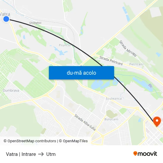 Harta de Vatra | Intrare către Utm