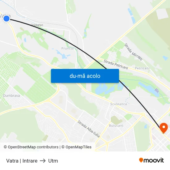 Harta de Vatra | Intrare către Utm