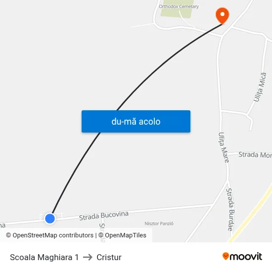 Harta de Scoala Maghiara 1 către Cristur