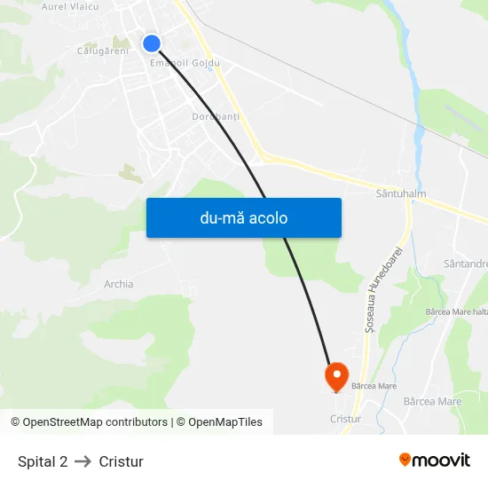 Harta de Spital 2 către Cristur