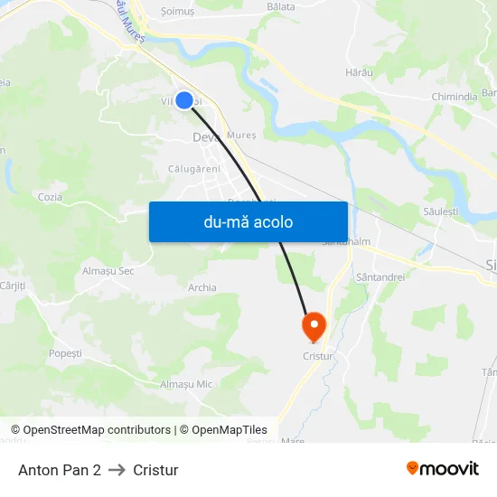 Harta de Anton Pan 2 către Cristur