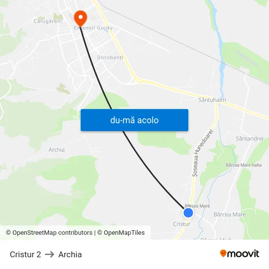 Harta de Cristur 2 către Archia
