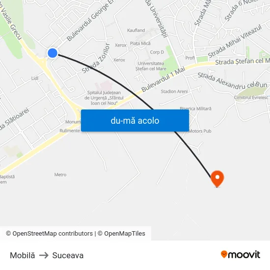 Harta de Mobilă către Suceava