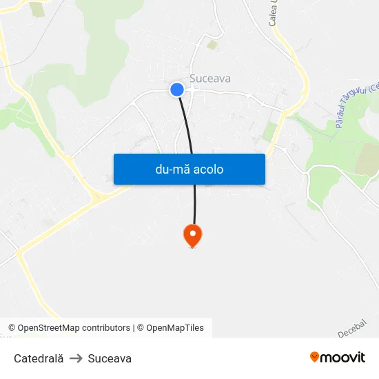 Harta de Catedrală către Suceava